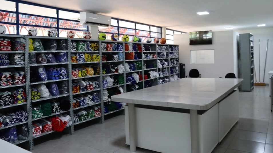 Almoxarifado de Esportes é revitalizado