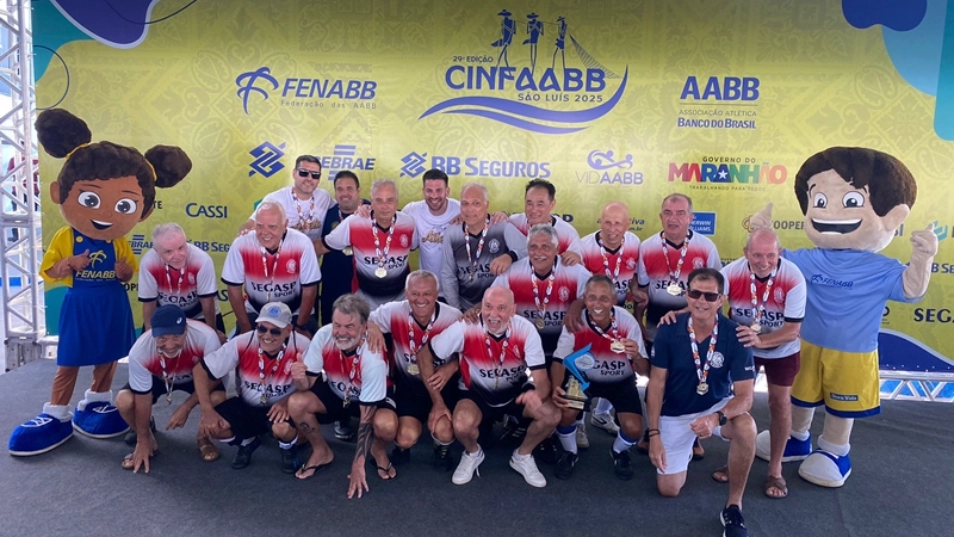 Atletas da AABB-SP têm ótima participação no Campeonato de Integração Nacional dos Funcionários Aposentados