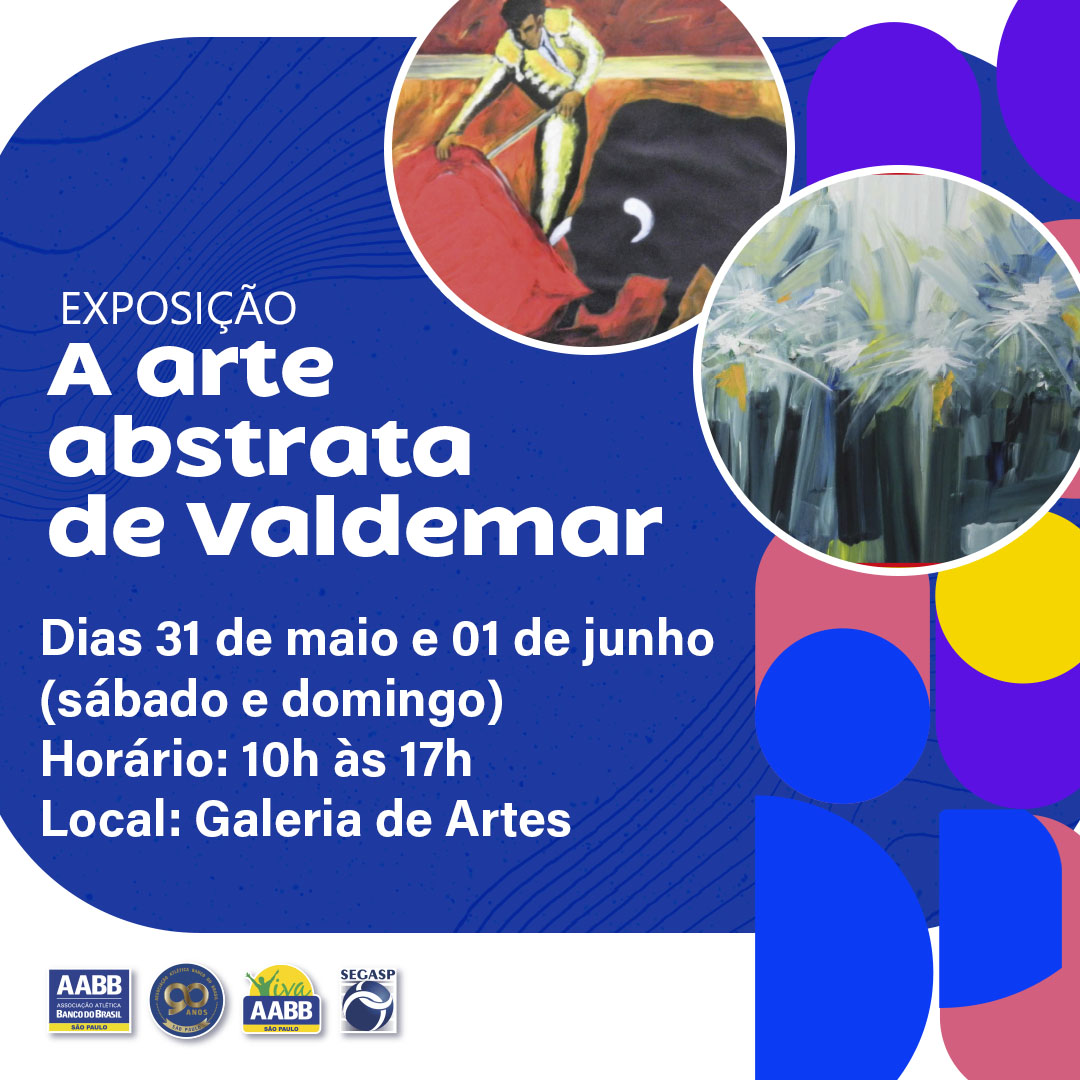 Exposição – A arte abstrata de Valdemar
