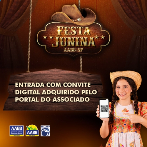 Entrada com convite digital adquirido pelo Portal do Associado