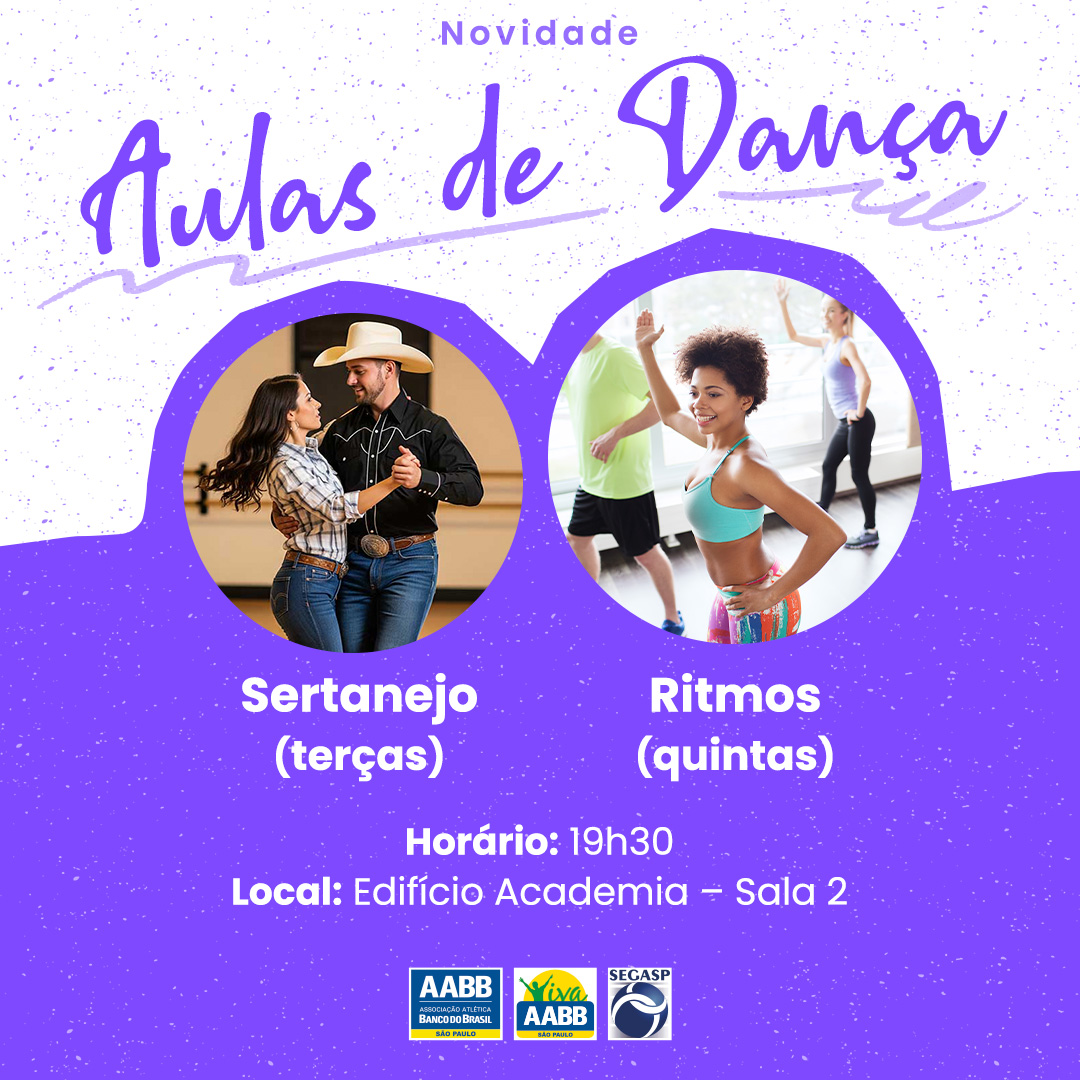 Novidade - Aulas de Dança