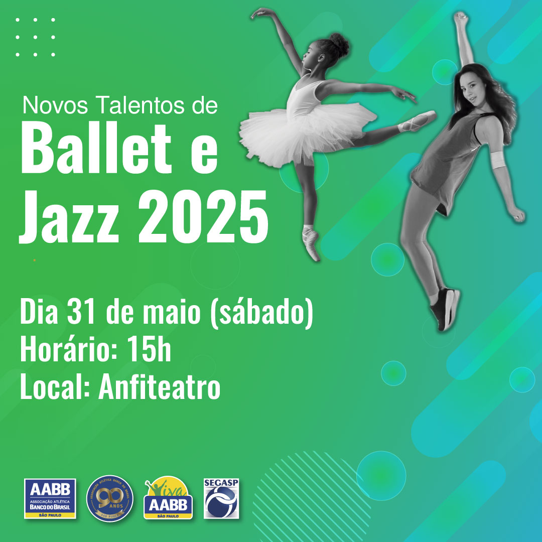 Novos Talentos de Ballet e Jazz 2025
