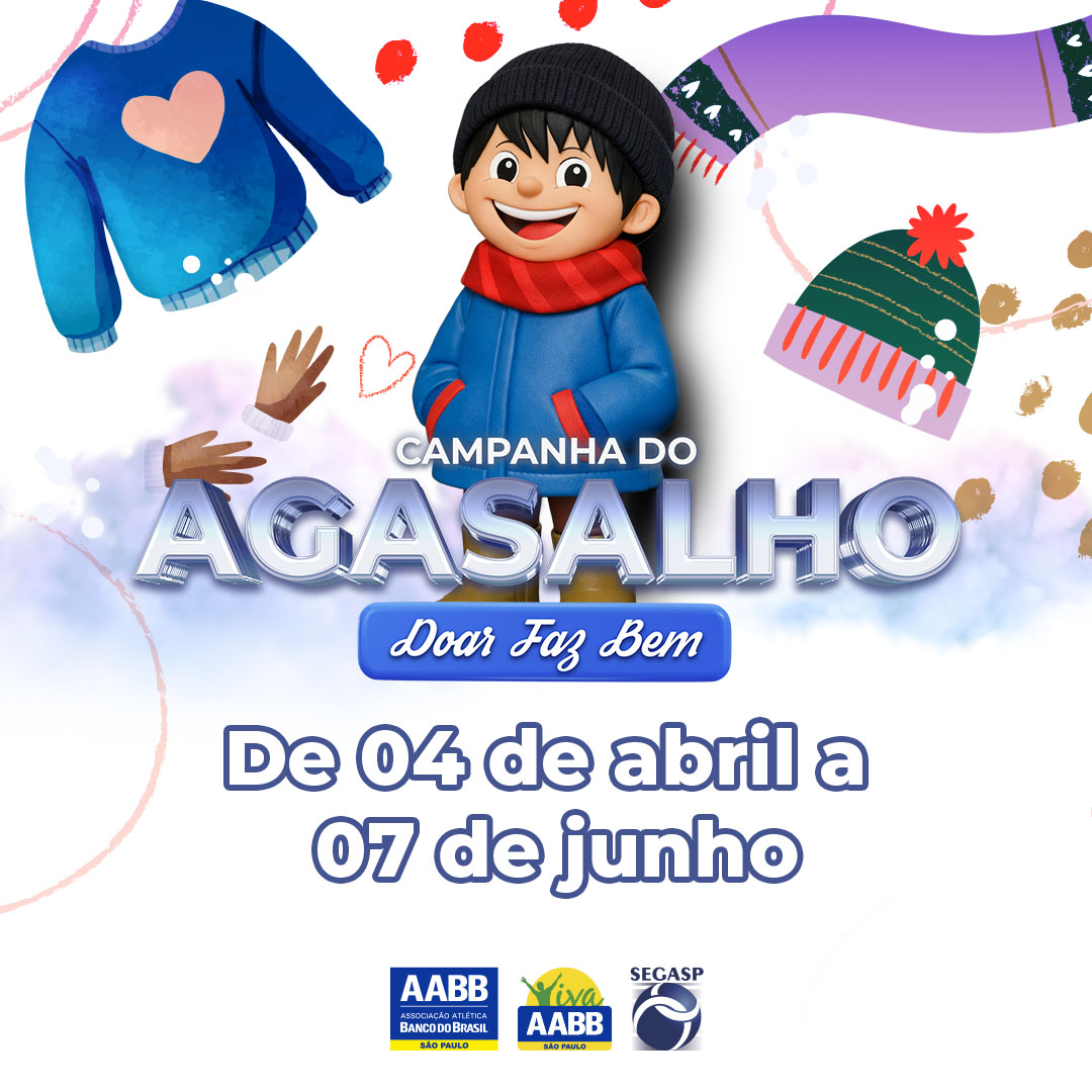 Campanha do agasalho – Doar faz bem