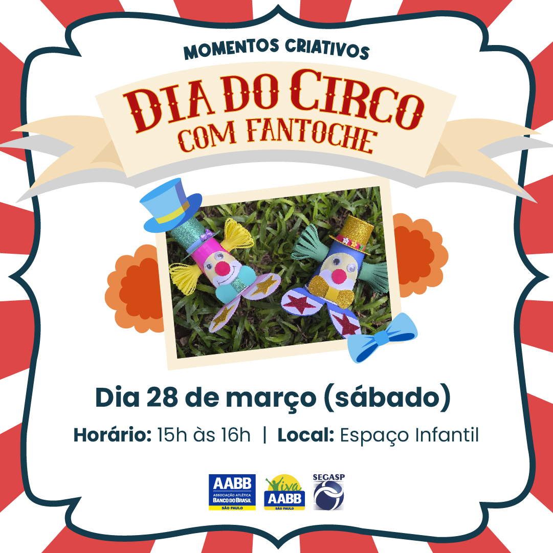 Momentos Criativos – Dia do Circo com Fantoche