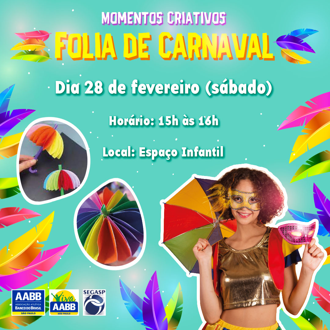Momentos Criativos – Folia de Carnaval