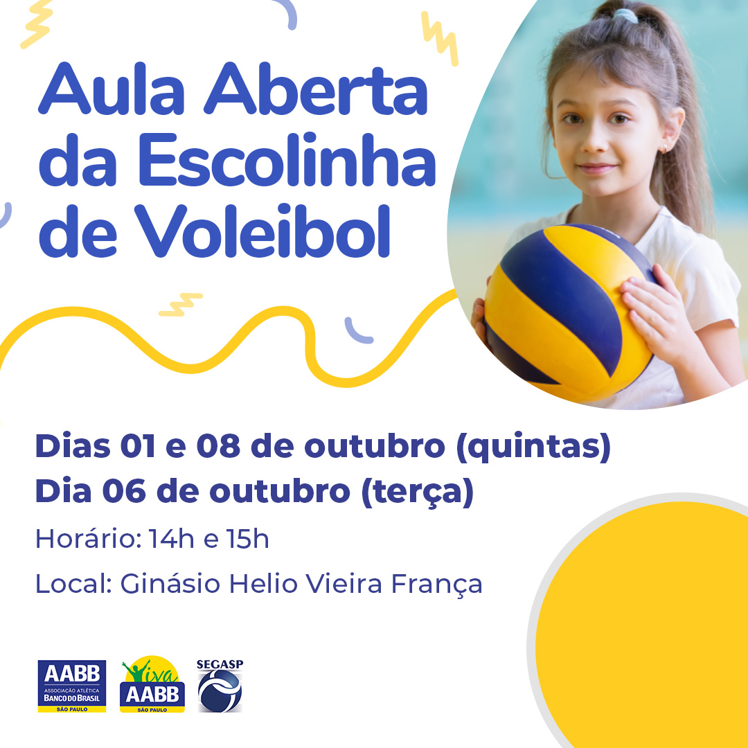 Aula Aberta da Escolinha de Voleibol