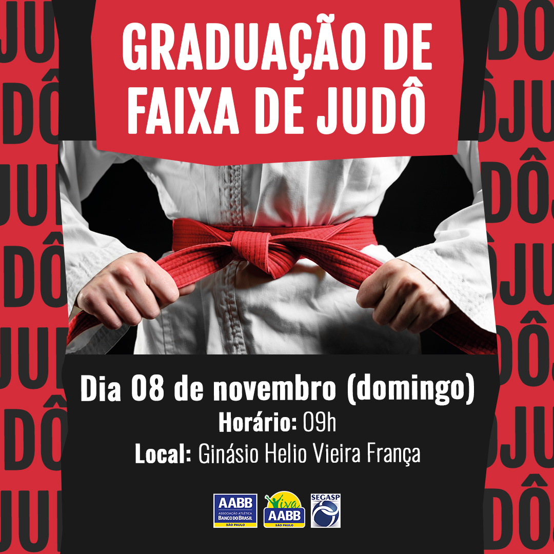 Graduação de Faixa de Judô