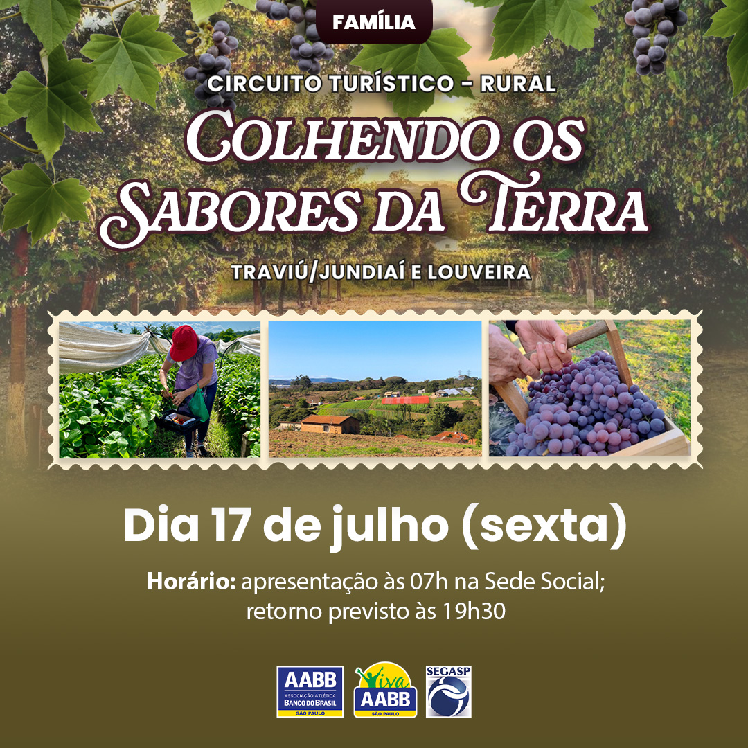 🛣️  Circuito Turístico Rural - Colhendo os Sabores da Terra