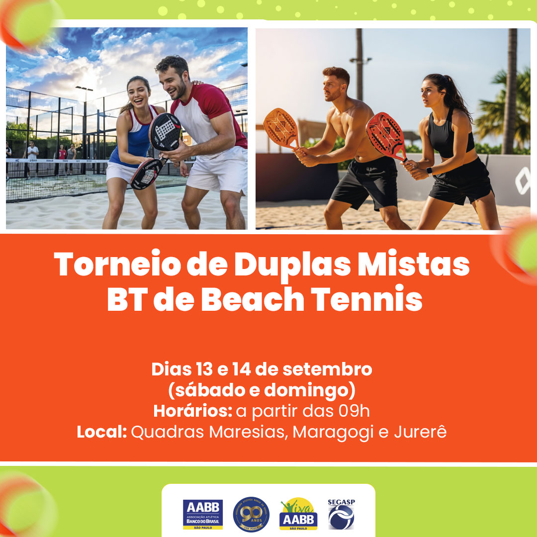 Torneio de Duplas Mistas BT de Beach Tennis