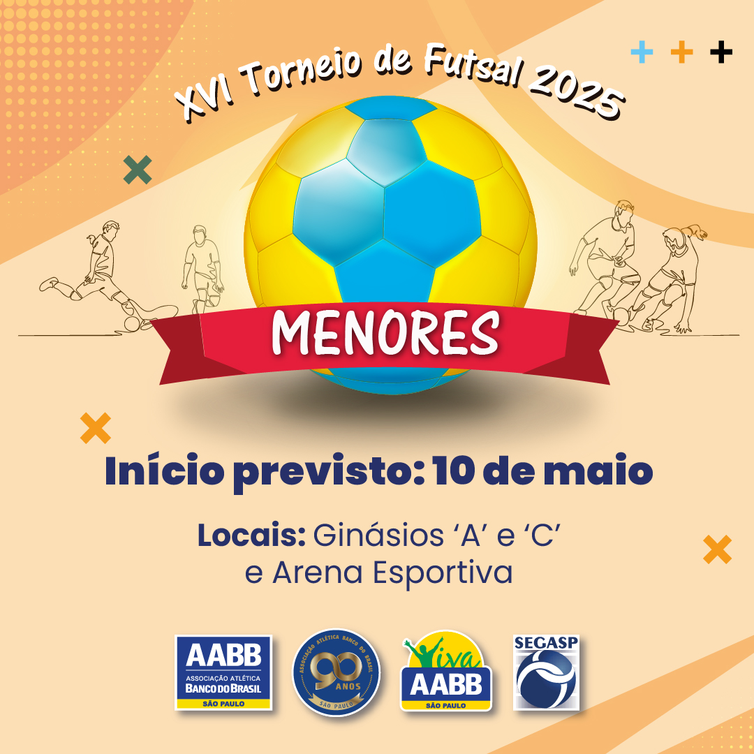 XVI Torneio de Futsal Menores