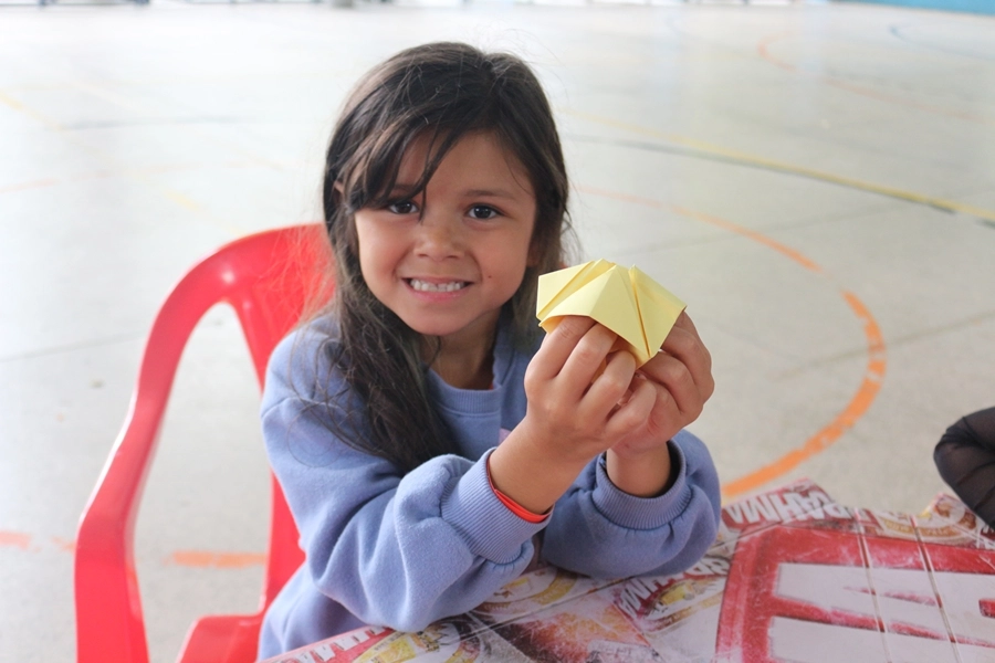 Brincadeiras Cantadas e Ateliê de Dobraduras com o Projeto Sorria – 09/11/2025