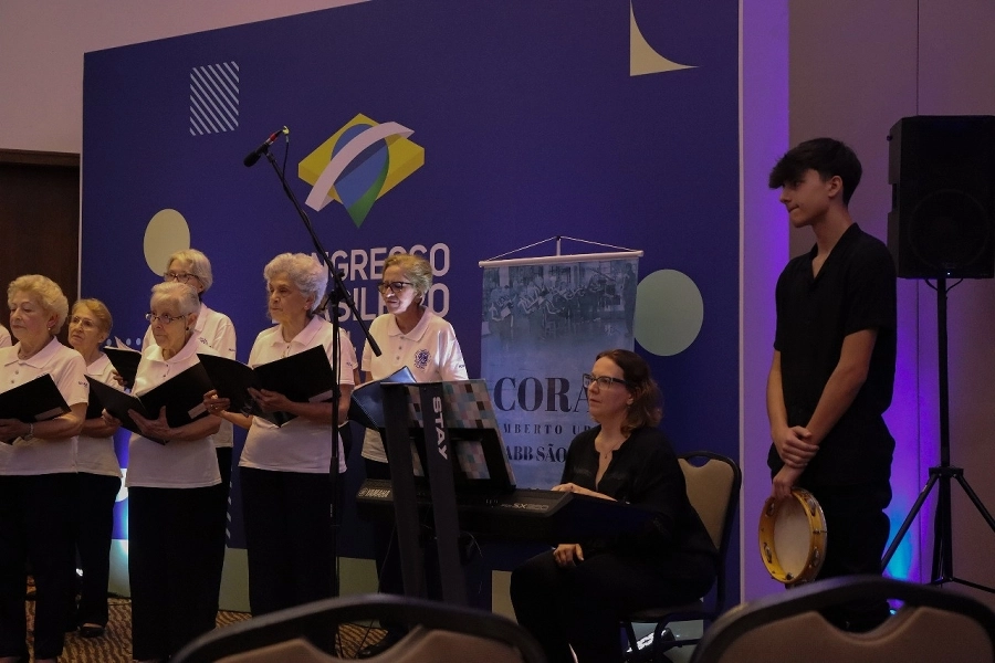 Apresentação do Coral Umberto Urban AABB-SP no Congresso Brasileiro de Clubes – 15/03/2025