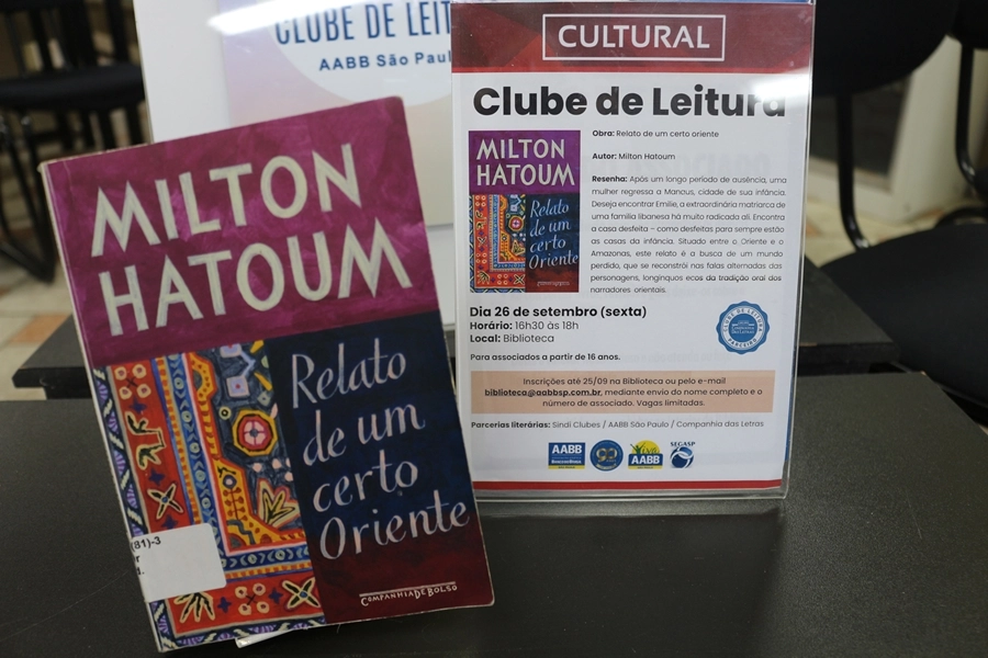 Clube de Leitura – Relato de um certo oriente – 26/09/2025