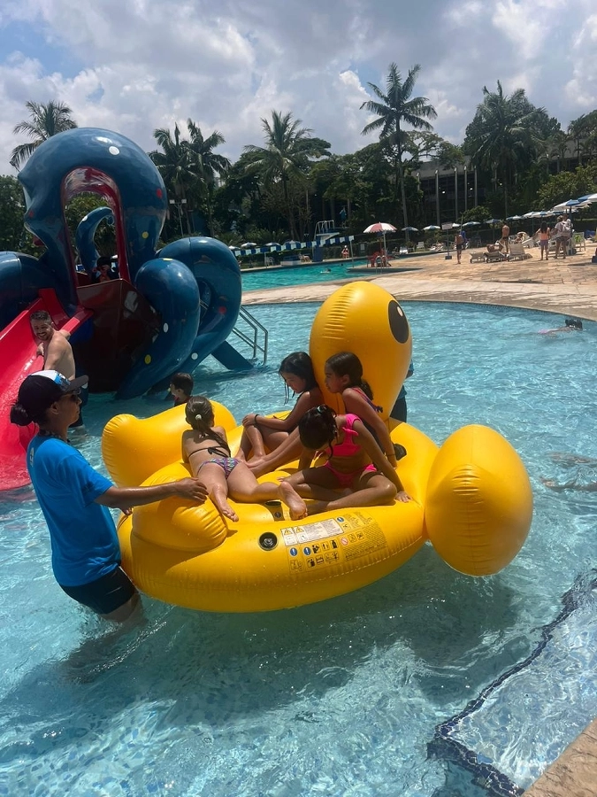 Recreação na AABB com o Projeto Sorria – 15 e 16/02/2025