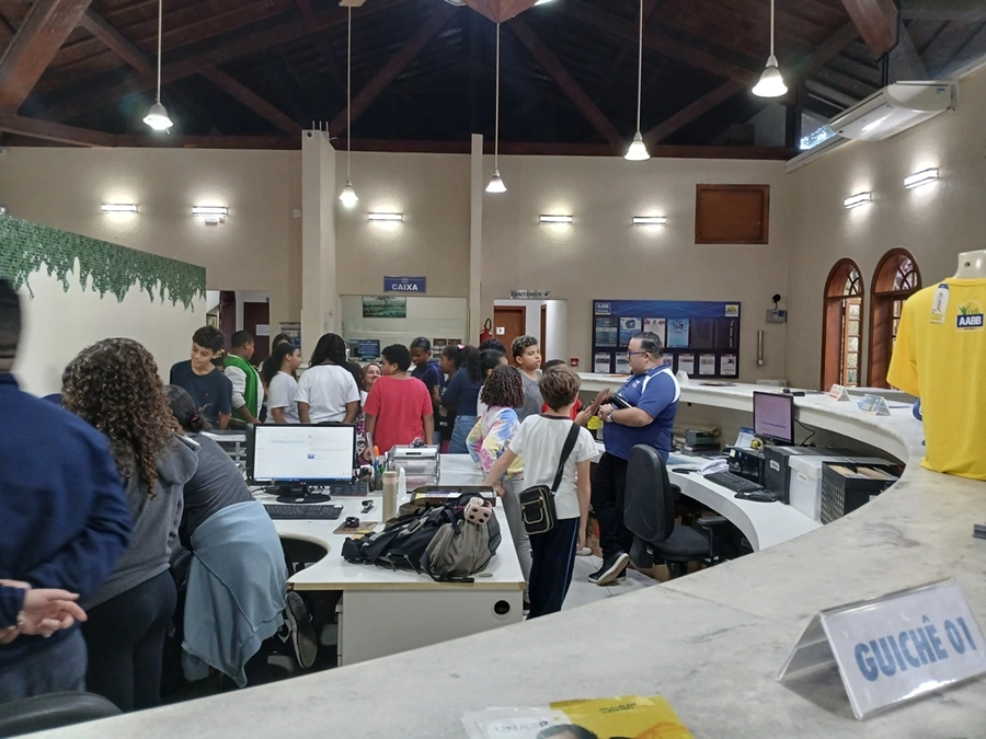 Projeto AABB Crescer – Visita aos departamentos do Clube 2025 – 12 a 16/05/2025