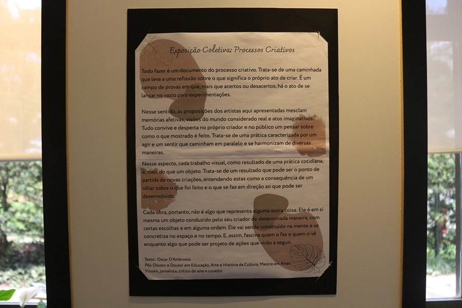 Exposição Coletiva – Processos Criativos – 28/02 e 01/03/2026